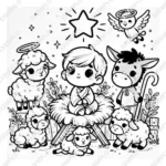 PDF Desenhos Natalinos para Colorir