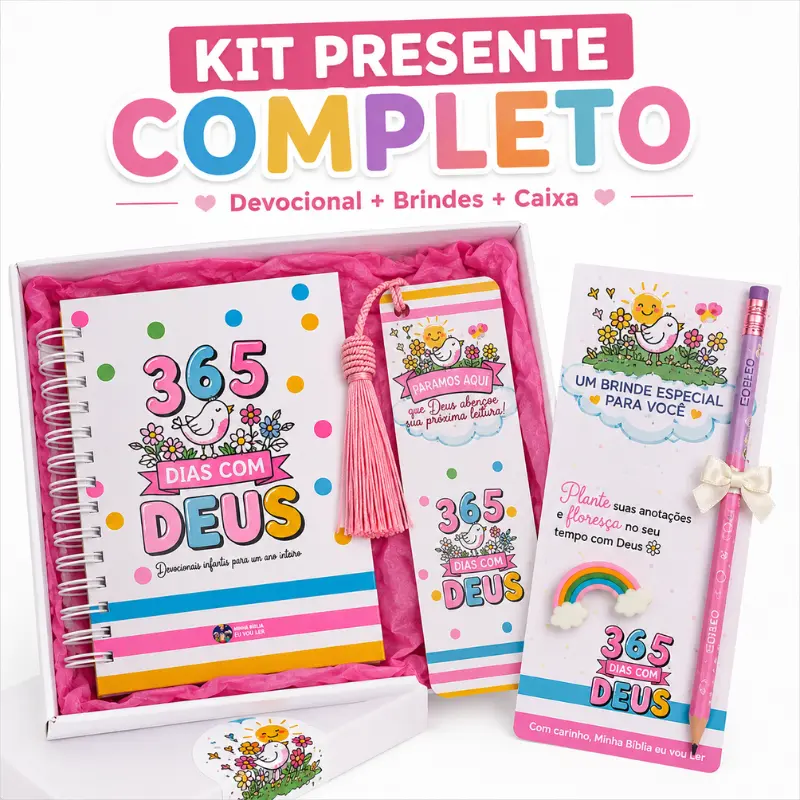 Devocional infantil 365 dias com Deus para crianças
