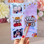 PDF - Cartão Mini Álbum com Fotos - Lembrancinha Dia dos Pais