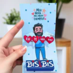 PDF - Cartão BIS - Lembrancinha Dia dos Pais