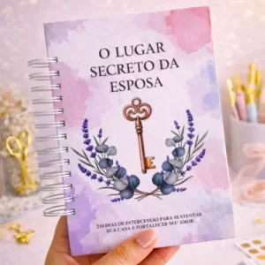 Devocional O LUGAR SECRETO DA ESPOSA - FLORAL