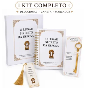 Devocional para Esposa – O Lugar Secreto (Capa Fechadura) | Devocional Feminino