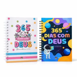 kit Devocional Infantil - 365 dias com Deus (Jardim + Astronauta)