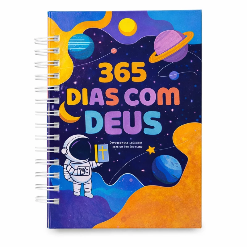 Devocional infantil 365 dias com Deus astronauta para crianças