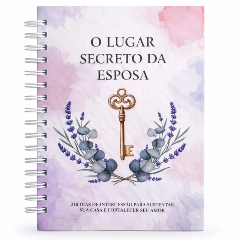 devocional para esposa o lugar secreto capa floral