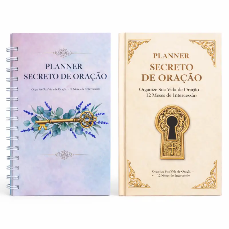 Planner de oração para esposa com organização mensal e acompanhamento espiritual