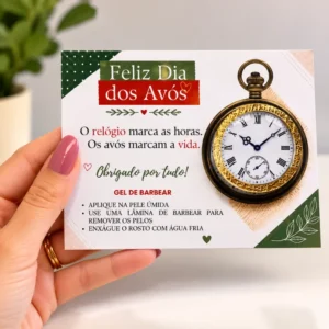 Cartão para creme de barbear Dia dos Avós arquivo digital