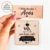 Porta-copos personalizado para o Dia dos Avós com mensagem carinhosa, arquivo digital para imprimir.