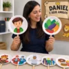 Visual bíblico Daniel e seus amigos para imprimir em PDF