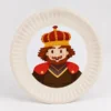 Visual bíblico de Daniel para montar em prato de papelão