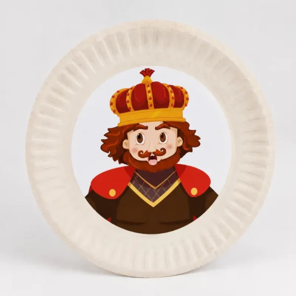 Visual bíblico de Daniel para montar em prato de papelão