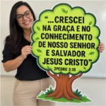 PDF Cartaz 2 Pedro 3:18 Infantil | Crescei na Graça